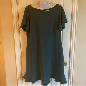 Loft green dress like new